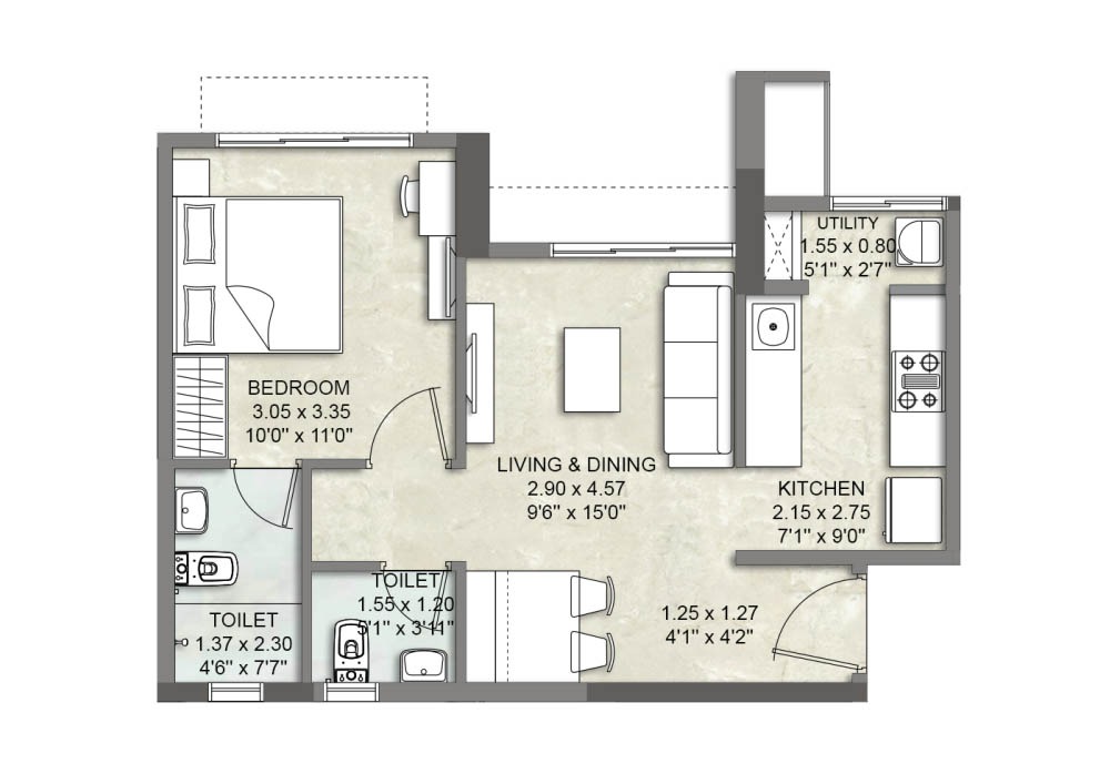 2 BHK